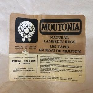Vintage Lambskin rug